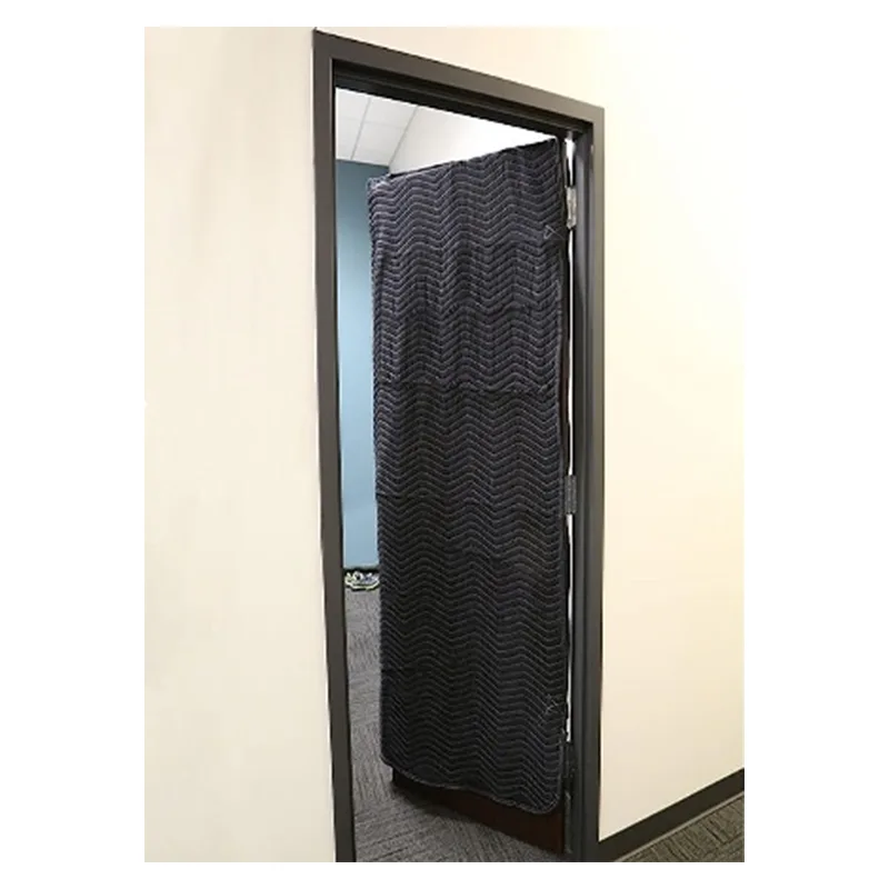 Quilted Door Cover for Interior and Exterior Use